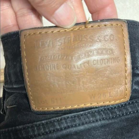 Levi's Black Skinny Jeans Classic Style - Picture 8 of 8